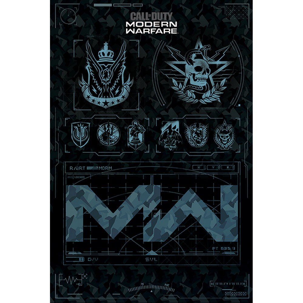 CALL OF DUTY コールオブデューティ - Modern Warfare (Fractions) / ポスター - PGS